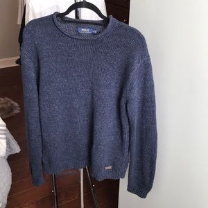 Men’s navy knit sweater